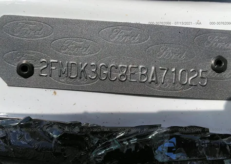 2014 Ford Edge Se from USA, damaged, VIN 2FMDK3GC8EBA71025